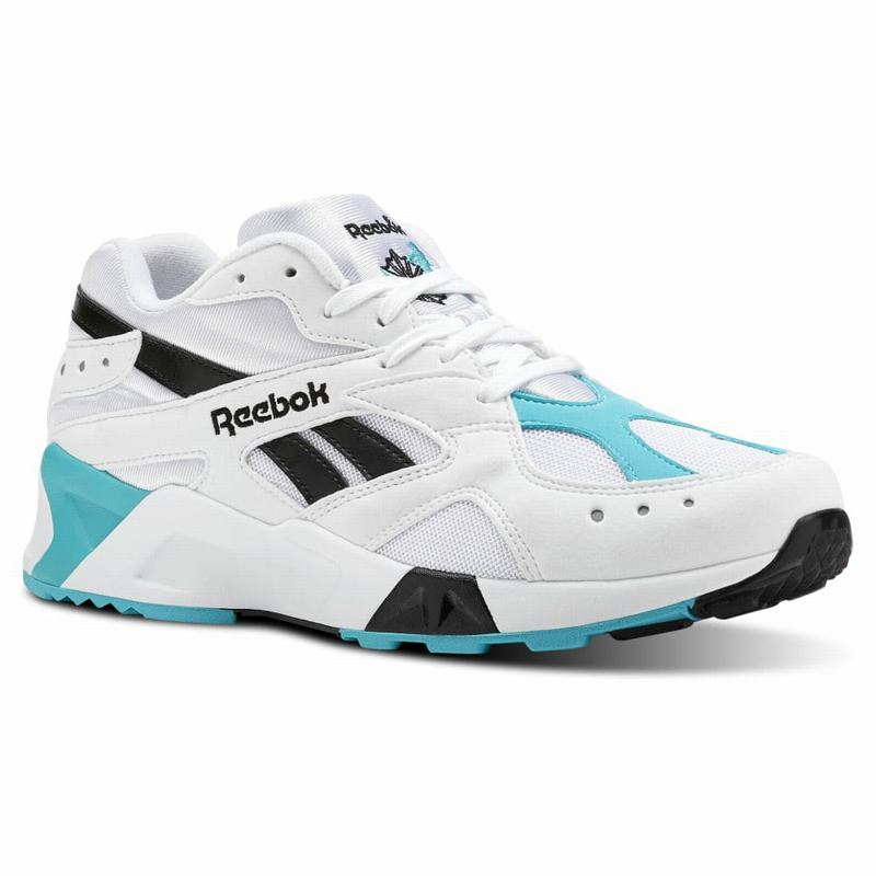 Tenisi Reebok Aztrek Dama Albi/Turcoaz/Negrii Romania AI6021OF